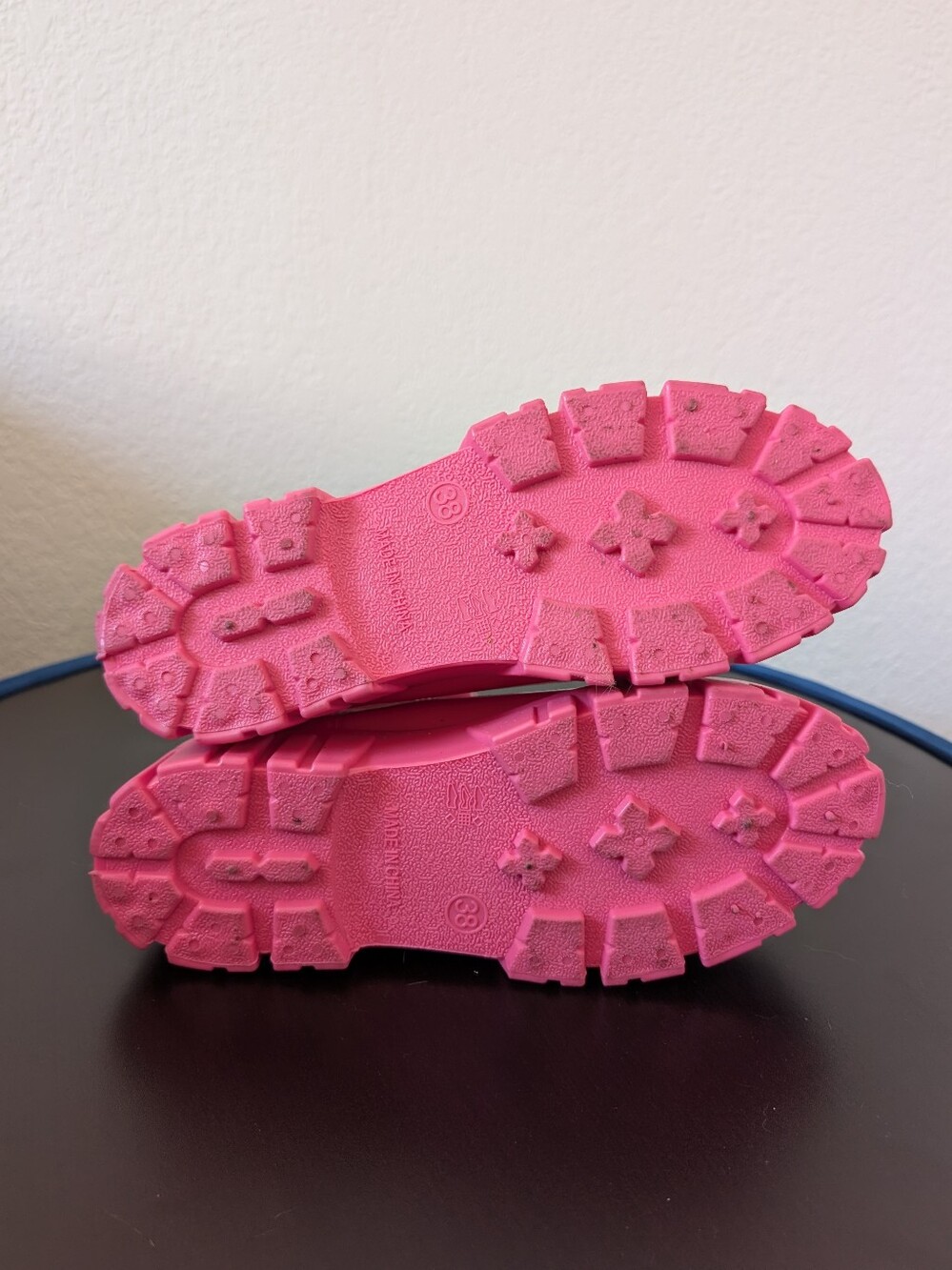 Lug Sole Chelsea Rainboots - Bubblegum Pink - Picture 7 of 8